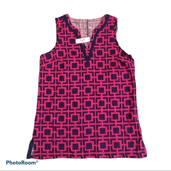 Charming Charlie Patterned Sleeveless Top - Picture 1 of 6